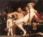 Bacchus with Two Nymphs and Cupid fg EVERDINGEN, Caesar van
